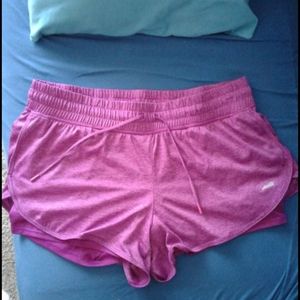 Purple work out shorts XL